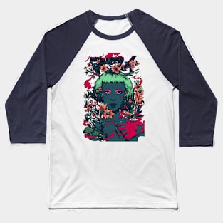 Flowerhead Baseball T-Shirt